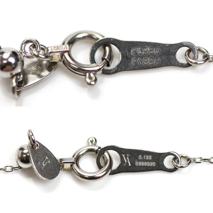 Vendome Aoyama ヴァンドーム青山 Pt850/Pt950 プラチナ ネックレス APVN210345DI ダイヤモンド0.122ct/0.06ct 3.1g ～45cm レディース【中古】