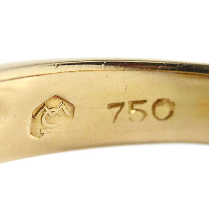 Carrera y Carrera カレライカレラ K18YG イエローゴールド パール ダイヤ リング・指輪 パール約5.2mm ダイヤモンド 20号 8.0g レディース【中古】