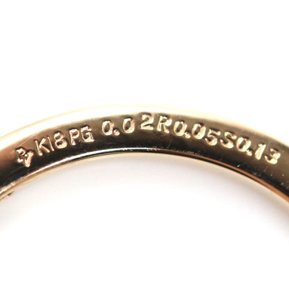 Ponte Vecchio ポンテヴェキオ K18PG ピンクゴールド ピアス ルビー0.05×2ct サファイア0.13×2ct ダイヤモンド0.02×2ct 4.3g レディース【中古】【美品】