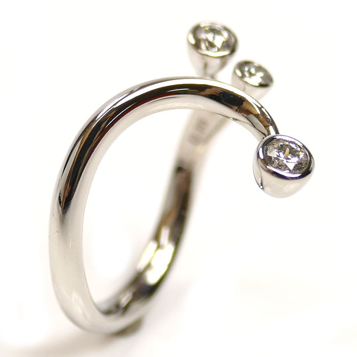 小寺智子 Pt900プラチナ スノーイング ナイト ダイヤ リング・指輪 ダイヤモンド0.16ct 5号 3.4g レディース【中古】【美品】
