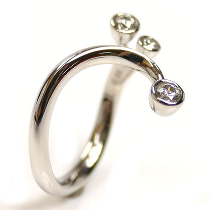 小寺智子 Pt900プラチナ スノーイング ナイト ダイヤ リング・指輪 ダイヤモンド0.16ct 5号 3.4g レディース【中古】【美品】