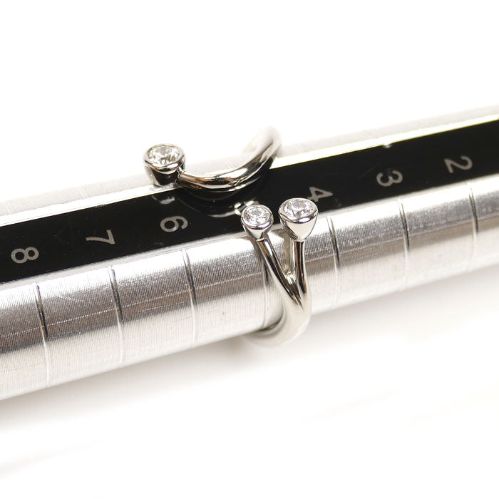 小寺智子 Pt900プラチナ スノーイング ナイト ダイヤ リング・指輪 ダイヤモンド0.16ct 5号 3.4g レディース【中古】【美品】