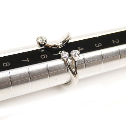 小寺智子 Pt900プラチナ スノーイング ナイト ダイヤ リング・指輪 ダイヤモンド0.16ct 5号 3.4g レディース【中古】【美品】