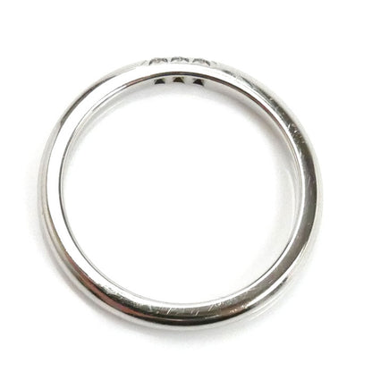 TIFFANY&Co. ティファニー Pt950プラチナ クラシックバンド リング・指輪 61000895 ダイヤモンド 10号 3.5g レディース【中古】