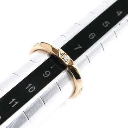 TIFFANY&Co. ティファニー K18PG ピンクゴールド トゥルーバンド リング・指輪 67134141 ダイヤモンド 8号 2.9g レディース【中古】【美品】