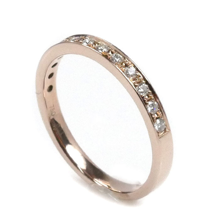 TASAKI タサキ K18PG ピンクゴールド スペランザ ハーフエタニティ 23 リング・指輪 RD-F571-18KSG ダイヤモンド0.14ct 11号 2.2g SAKURAGOLD レディース【中古】【美品】
