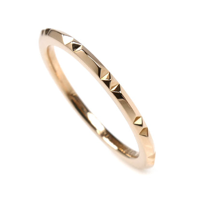 TIFFANY&Co. ティファニー K18PG ピンクゴールド Tトゥルー バンドリング リング・指輪 9号 1.9g レディース【中古】【美品】