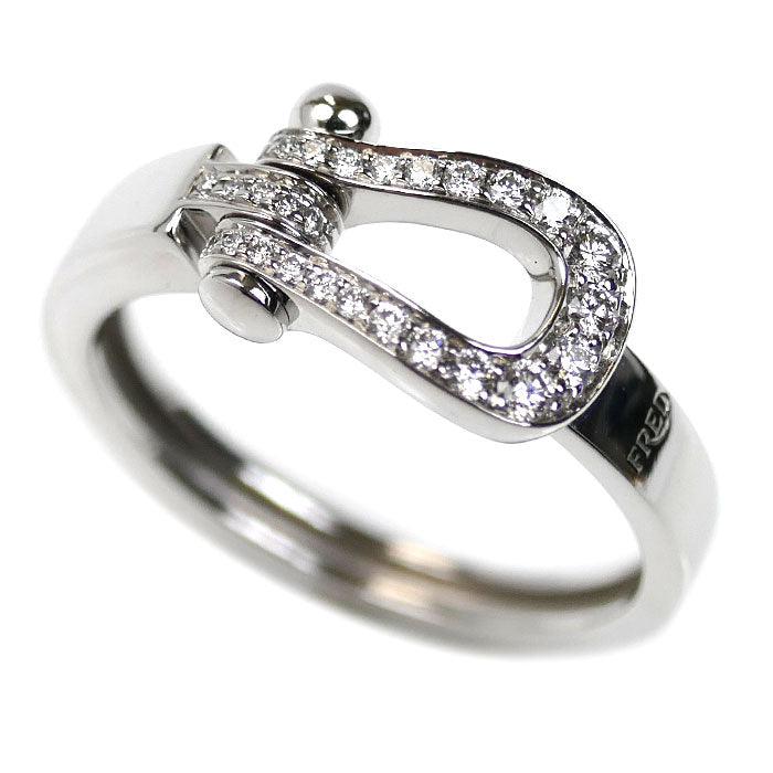 FRED フレッド K18WG ホワイトゴールド フォース10 ダイヤ リング・指輪 4B0379 ダイヤモンド 16.5号 57 4.7g ユニセックス【中古】【美品】