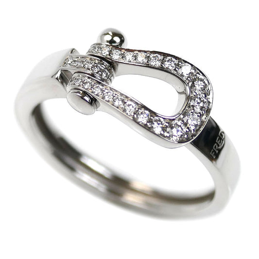 FRED フレッド K18WG ホワイトゴールド フォース10 ダイヤ リング・指輪 4B0379 ダイヤモンド 16.5号 57 4.7g ユニセックス【中古】【美品】