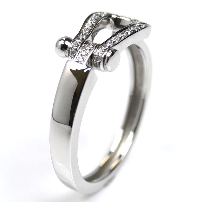 FRED フレッド K18WG ホワイトゴールド フォース10 ダイヤ リング・指輪 4B0379 ダイヤモンド 16.5号 57 4.7g ユニセックス【中古】【美品】