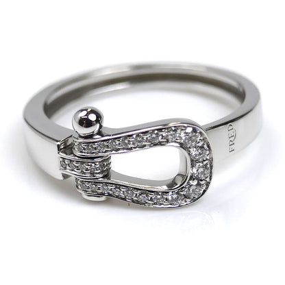 FRED フレッド K18WG ホワイトゴールド フォース10 ダイヤ リング・指輪 4B0379 ダイヤモンド 16.5号 57 4.7g ユニセックス【中古】【美品】