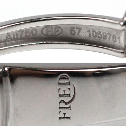 FRED フレッド K18WG ホワイトゴールド フォース10 ダイヤ リング・指輪 4B0379 ダイヤモンド 16.5号 57 4.7g ユニセックス【中古】【美品】