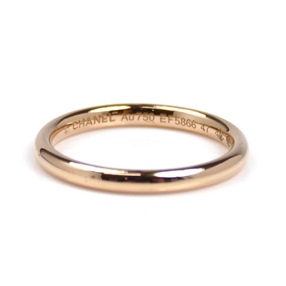 CHANEL シャネル K18PG ピンクゴールド ジョン パリジャン リング・指輪 J10403 7号 47 1.9g レディース【中古】【美品】