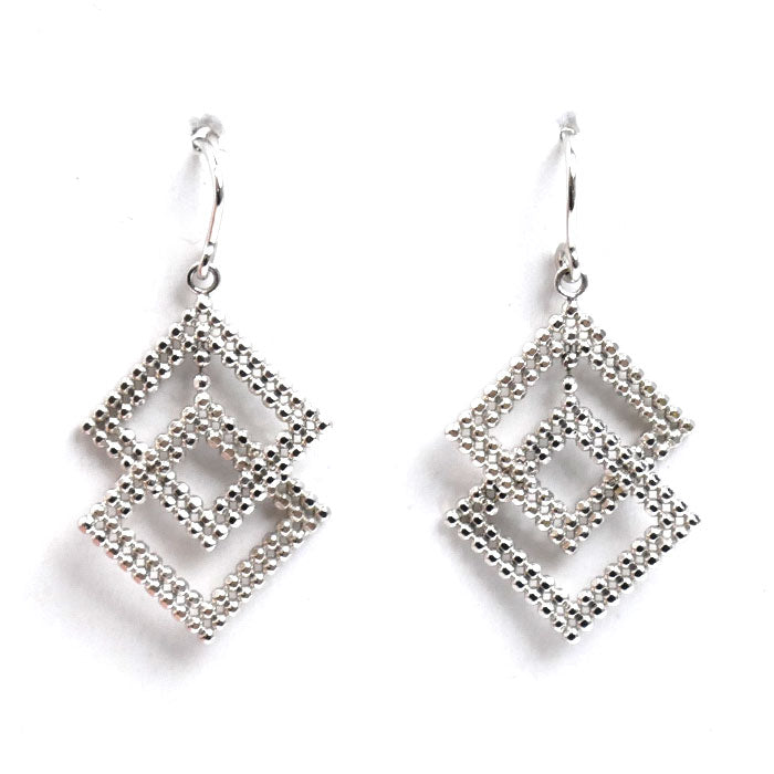 TIFFANY&Co. ティファニー K18WG ホワイトゴールド カットボール ピアス 2.8g レディース【中古】