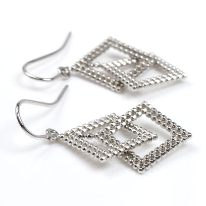 TIFFANY&Co. ティファニー K18WG ホワイトゴールド カットボール ピアス 2.8g レディース【中古】