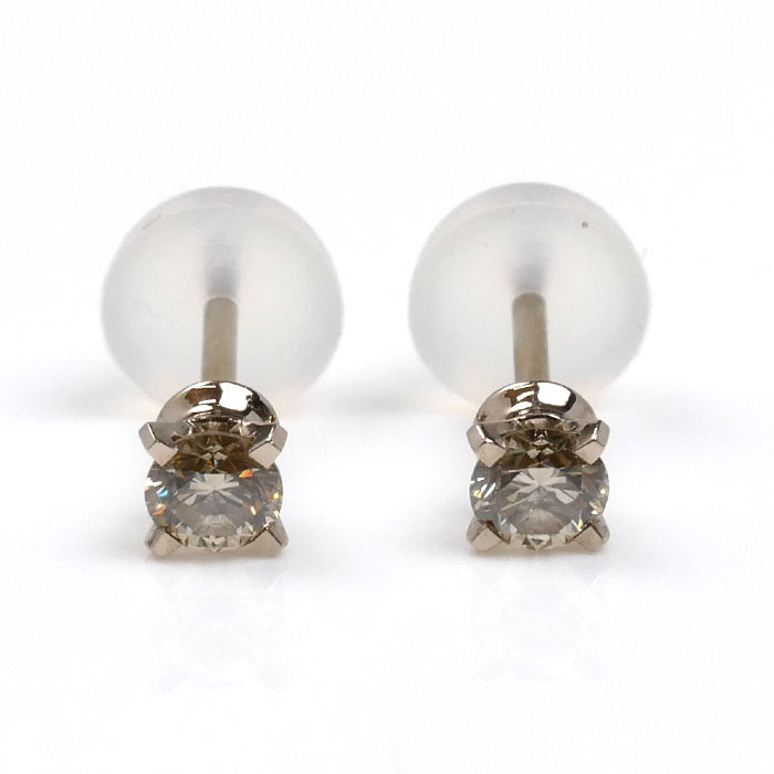 カシケイ K18ゴールド BD ピアス ダイヤモンド0.14ct/0.14ct 0.6g レディース【中古】