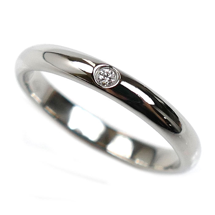 CARTIER カルティエ Pt950プラチナ 1895 ウェディング 1P ダイヤ リング・指輪 B4057746 ダイヤモンド 6号 46 2.5g レディース【中古】【美品】