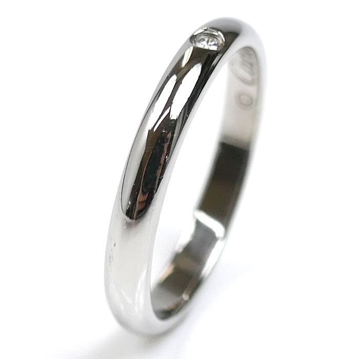 CARTIER カルティエ Pt950プラチナ 1895 ウェディング 1P ダイヤ リング・指輪 B4057746 ダイヤモンド 6号 46 2.5g レディース【中古】【美品】