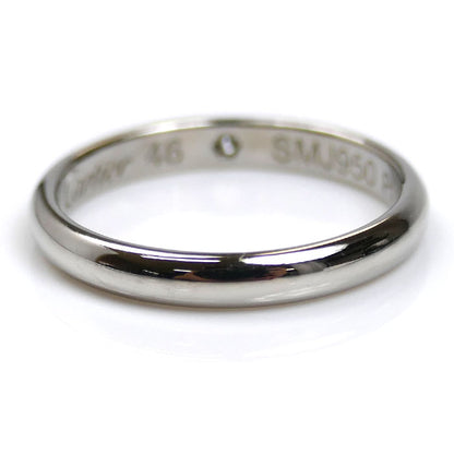 CARTIER カルティエ Pt950プラチナ 1895 ウェディング 1P ダイヤ リング・指輪 B4057746 ダイヤモンド 6号 46 2.5g レディース【中古】【美品】