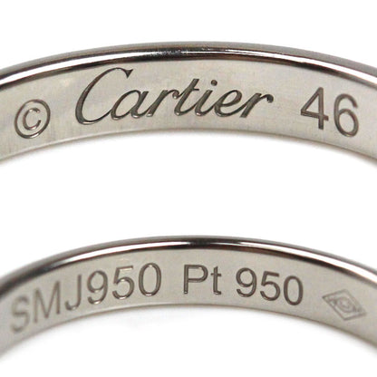 CARTIER カルティエ Pt950プラチナ 1895 ウェディング 1P ダイヤ リング・指輪 B4057746 ダイヤモンド 6号 46 2.5g レディース【中古】【美品】