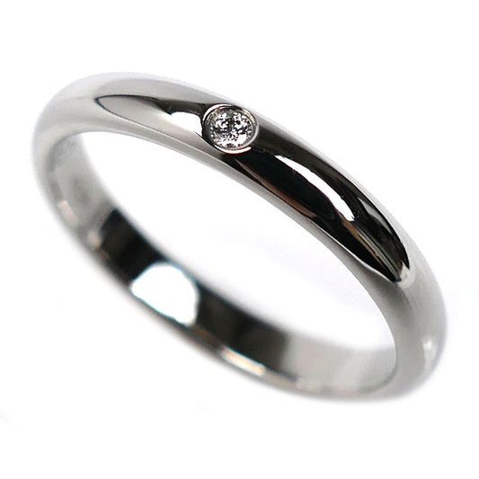 CARTIER カルティエ Pt950プラチナ 1895 ウェディング 1P ダイヤ リング・指輪 B4057747 ダイヤモンド 7号 47 2.8g レディース【中古】【美品】