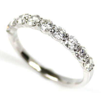 Vendome Aoyama ヴァンドーム青山 Pt950プラチナ ハーフエタニティ リング・指輪 ダイヤモンド0.62ct 10号 2.5g レディース【中古】【美品】