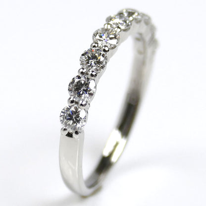 Vendome Aoyama ヴァンドーム青山 Pt950プラチナ ハーフエタニティ リング・指輪 ダイヤモンド0.62ct 10号 2.5g レディース【中古】【美品】