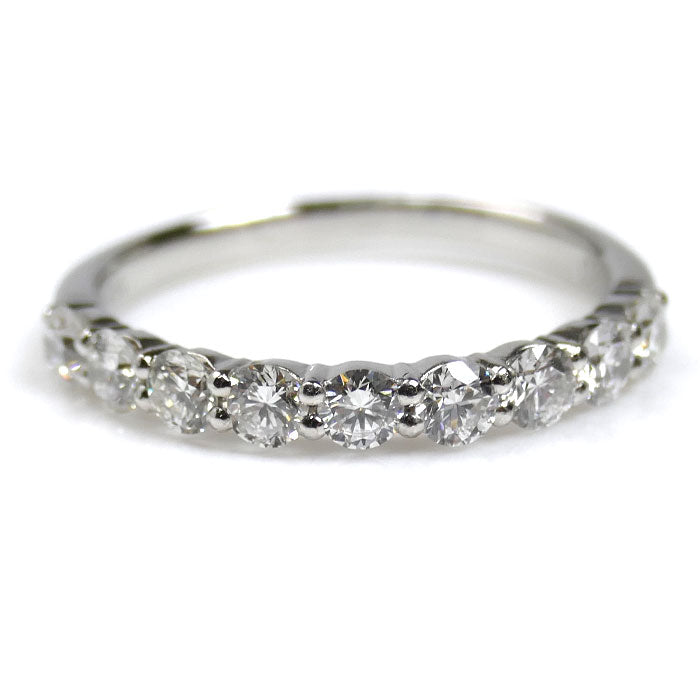 Vendome Aoyama ヴァンドーム青山 Pt950プラチナ ハーフエタニティ リング・指輪 ダイヤモンド0.62ct 10号 2.5g レディース【中古】【美品】