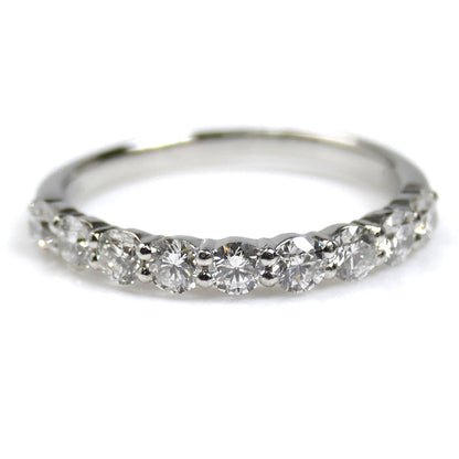 Vendome Aoyama ヴァンドーム青山 Pt950プラチナ ハーフエタニティ リング・指輪 ダイヤモンド0.62ct 10号 2.5g レディース【中古】【美品】
