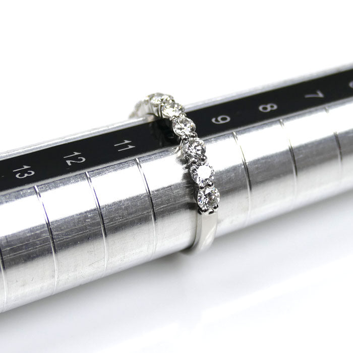 Vendome Aoyama ヴァンドーム青山 Pt950プラチナ ハーフエタニティ リング・指輪 ダイヤモンド0.62ct 10号 2.5g レディース【中古】【美品】