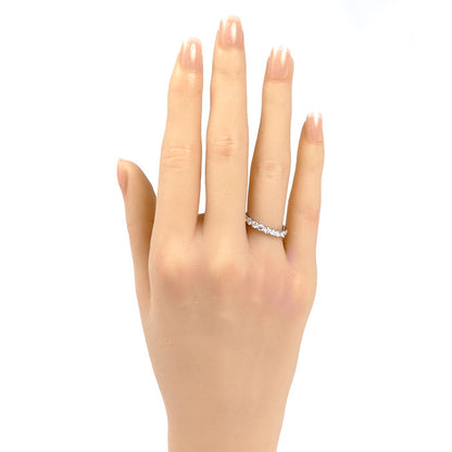 Vendome Aoyama ヴァンドーム青山 Pt950プラチナ ハーフエタニティ リング・指輪 ダイヤモンド0.62ct 10号 2.5g レディース【中古】【美品】