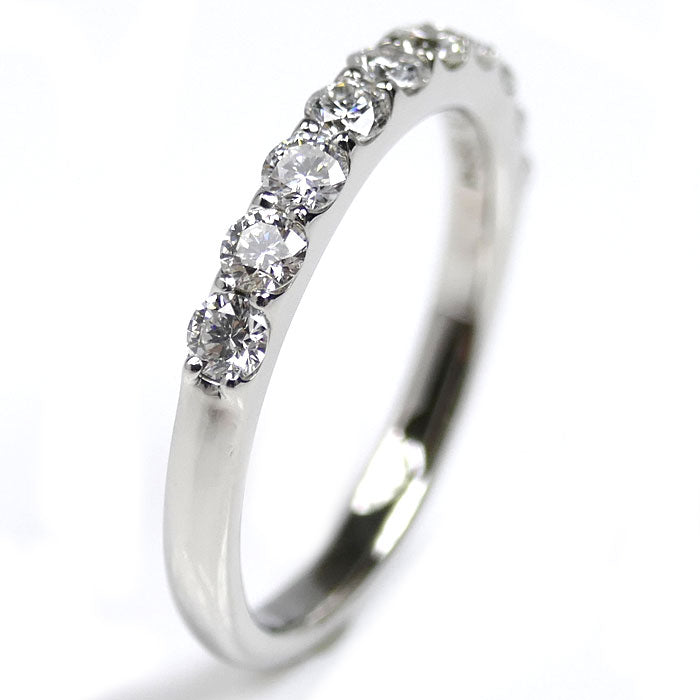 Vendome Aoyama ヴァンドーム青山 Pt950プラチナ ハーフエタニティ リング・指輪 APVR048309DI ダイヤモンド0.66ct 15号 4.5g レディース【中古】【美品】