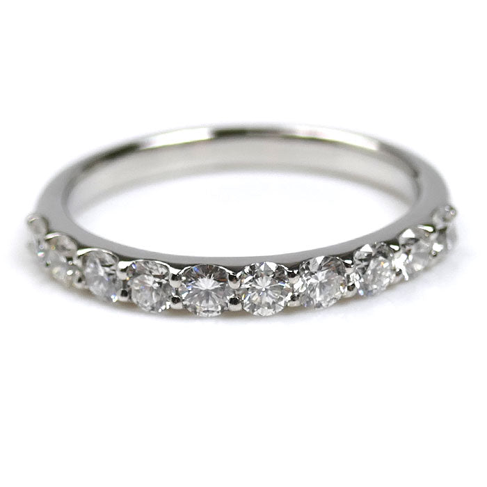 Vendome Aoyama ヴァンドーム青山 Pt950プラチナ ハーフエタニティ リング・指輪 APVR048309DI ダイヤモンド0.66ct 15号 4.5g レディース【中古】【美品】