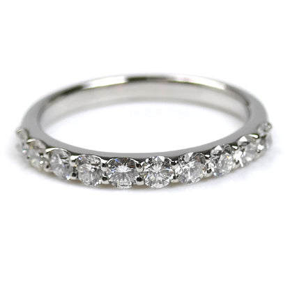 Vendome Aoyama ヴァンドーム青山 Pt950プラチナ ハーフエタニティ リング・指輪 APVR048309DI ダイヤモンド0.66ct 15号 4.5g レディース【中古】【美品】