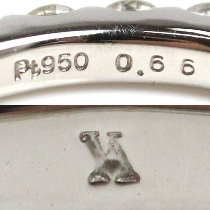 Vendome Aoyama ヴァンドーム青山 Pt950プラチナ ハーフエタニティ リング・指輪 APVR048309DI ダイヤモンド0.66ct 15号 4.5g レディース【中古】【美品】