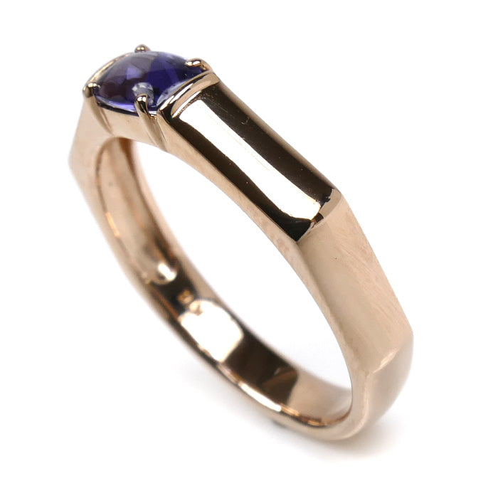 Vendome Aoyama ヴァンドーム青山 K18PG ピンクゴールド リング・指輪 アイオライト 15号 3.7g レディース【中古】【美品】