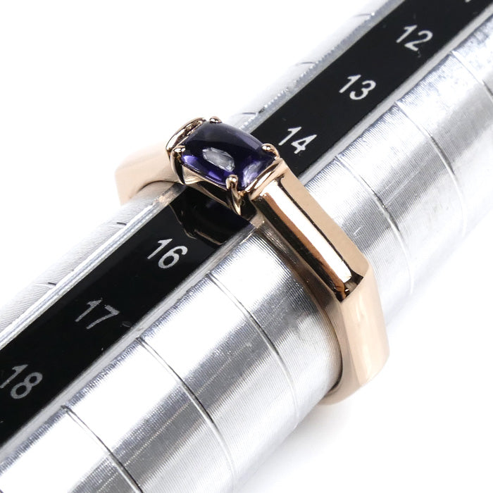 Vendome Aoyama ヴァンドーム青山 K18PG ピンクゴールド リング・指輪 アイオライト 15号 3.7g レディース【中古】【美品】