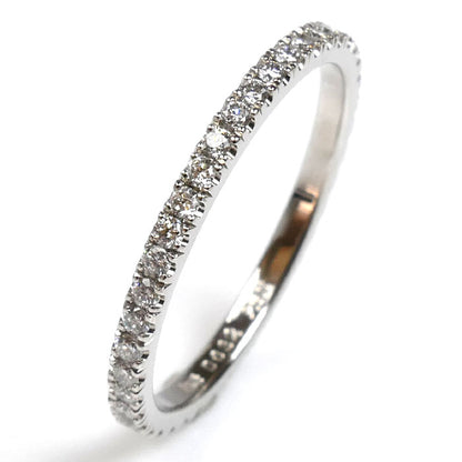 AHKAH アーカー Pt900プラチナ フルエタニティ ティナ リング・指輪 VC0737310200 ダイヤモンド0.32ct 9号 1.6g レディース【中古】【美品】