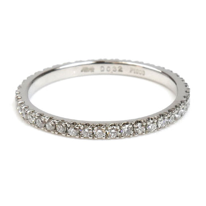 AHKAH アーカー Pt900プラチナ フルエタニティ ティナ リング・指輪 VC0737310200 ダイヤモンド0.32ct 9号 1.6g レディース【中古】【美品】