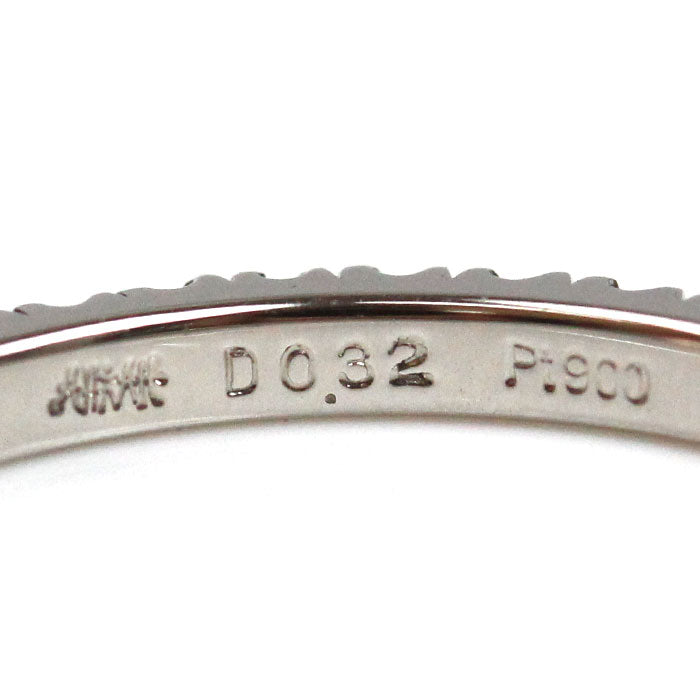 AHKAH アーカー Pt900プラチナ フルエタニティ ティナ リング・指輪 VC0737310200 ダイヤモンド0.32ct 9号 1.6g レディース【中古】【美品】