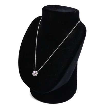 Ponte Vecchio ポンテヴェキオ K18WG ホワイトゴールド カラーサファイア ネックレス サファイア0.73ct ダイヤモンド0.15ct 5.2g 36/40cm レディース【中古】【美品】