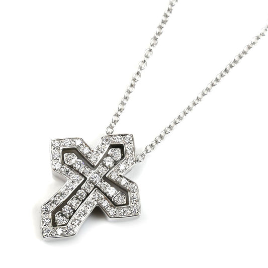Damiani ダミアーニ K18WG ホワイトゴールド ベルエポック ネックレス 20089078 ダイヤモンド 7.1g 42/50cm レディース【中古】【美品】