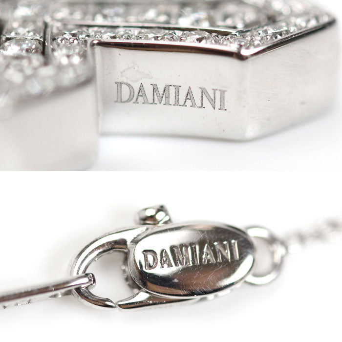 Damiani ダミアーニ K18WG ホワイトゴールド ベルエポック ネックレス 20089078 ダイヤモンド 7.1g 42/50cm レディース【中古】【美品】