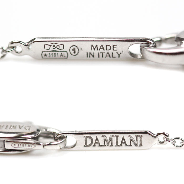 Damiani ダミアーニ K18WG ホワイトゴールド ベルエポック ネックレス 20089078 ダイヤモンド 7.1g 42/50cm レディース【中古】【美品】