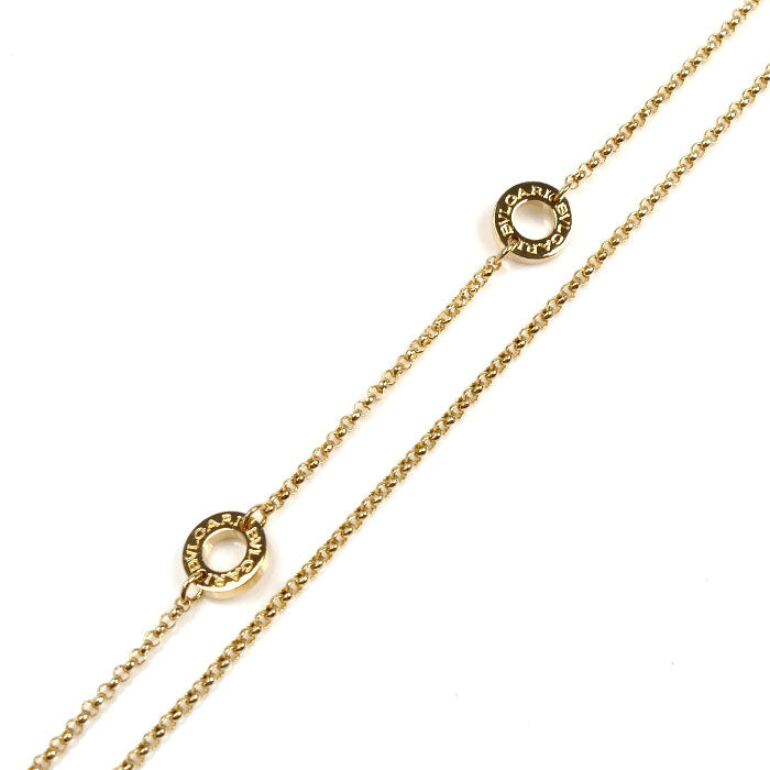 BVLGARI ブルガリ K18YG イエローゴールド B-ZERO1 ビーゼロワン ネックレス 359730 7.1g 38/42/45cm レディース【中古】【美品】