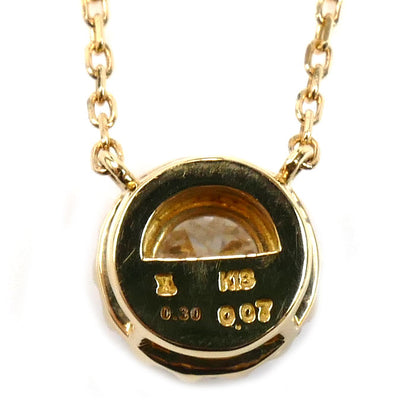 Vendome Aoyama ヴァンドーム青山 K18YG イエローゴールド グレース ネックレス ダイヤモンド0.30ct/0.07ct 2.4g 45cm レディース【中古】