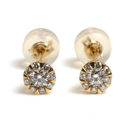 Vendome Aoyama ヴァンドーム青山 K18YG イエローゴールド ガーランド ピアス AGVA1292__DI ダイヤモンド0.10ct/0.10ct 0.6g レディース【中古】