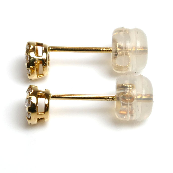 Vendome Aoyama ヴァンドーム青山 K18YG イエローゴールド ガーランド ピアス AGVA1292__DI ダイヤモンド0.10ct/0.10ct 0.6g レディース【中古】