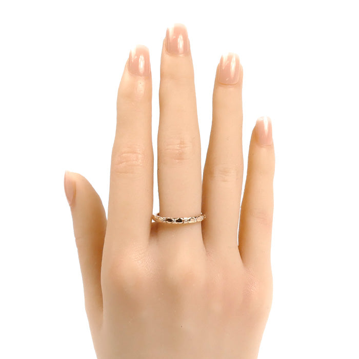 Vendome Aoyama ヴァンドーム青山 K18PG ピンクゴールド リング・指輪 ダイヤモンド 15号 2.3g レディース【中古】【美品】