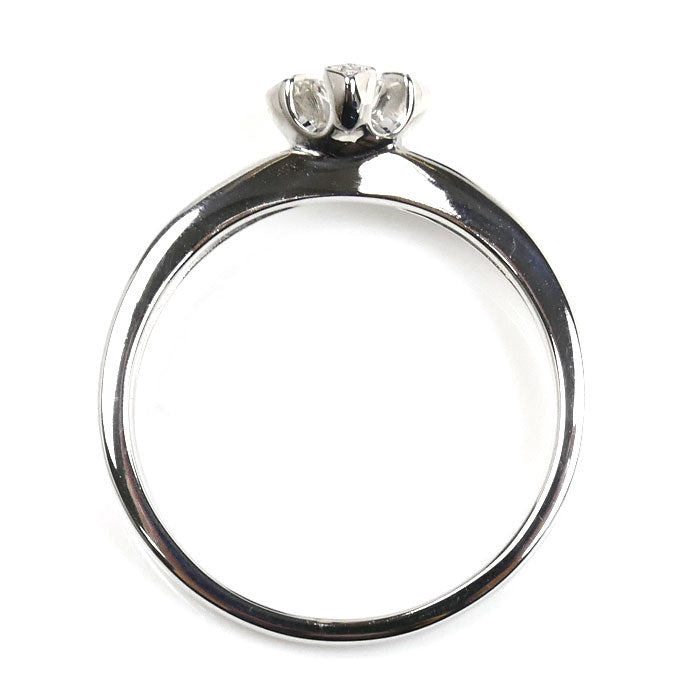 Vendome Aoyama ヴァンドーム青山 K18WG ホワイトゴールド リング・指輪 ダイヤモンド0.12ct 13号 3.3g レディース【中古】【美品】